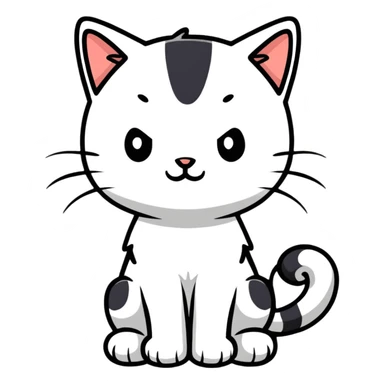cute kitten sticker