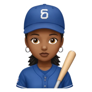 black girl Bold, edgy, confident, sporty, fearless, striking, urban, statement-making sticker