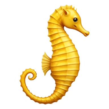 Finally, the seahorse emoji sticker