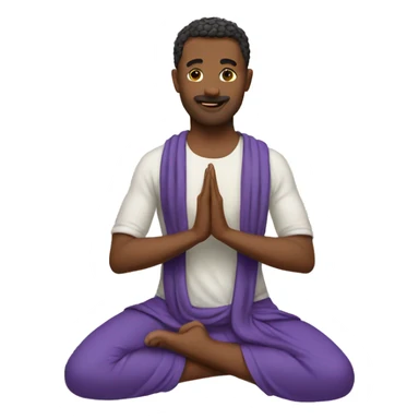 namaste emoji sticker