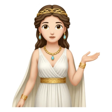 ancient greek woman  sticker