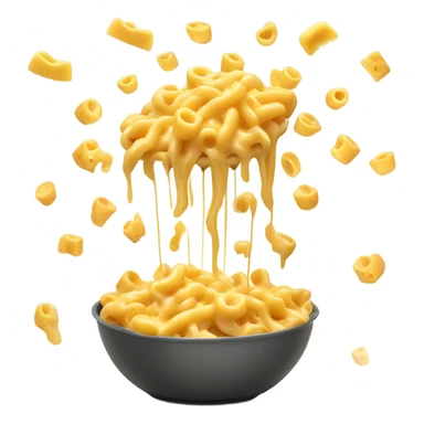 Raining mac and cheese sticker