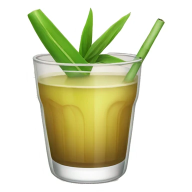 sugar cane tea drink sticker