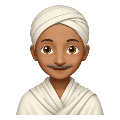 Gandhi sticker