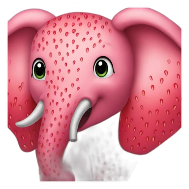 Strawberry_elephant sticker