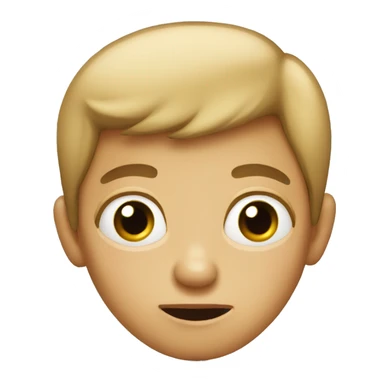 a person with big eyes surprising sticker