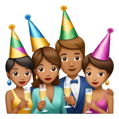 A crowd of people sticker