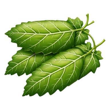 Turkish grape leaf dolma, rolled and shiny, with a hint of rice peeking out sticker