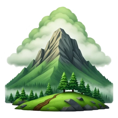 Like a foggy oregon mountain  sticker