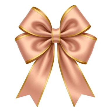 Coquette flesh color ribbon sticker