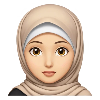 Girl with hijab sticker