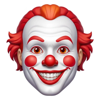 Pete hegseth as a clown sticker