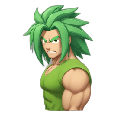 yoga pants glute shake broly sticker