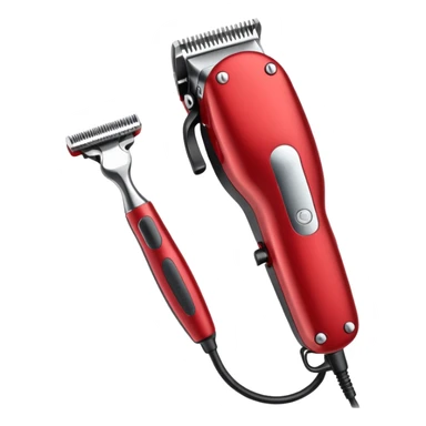 Hair Clipper red sticker