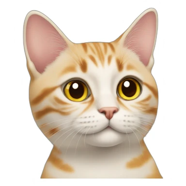 Eine Katze die kackt sticker