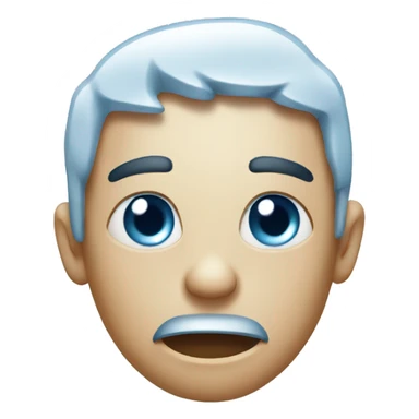 Cold and ice face sticker