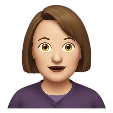 Kathy BUrke actress sticker