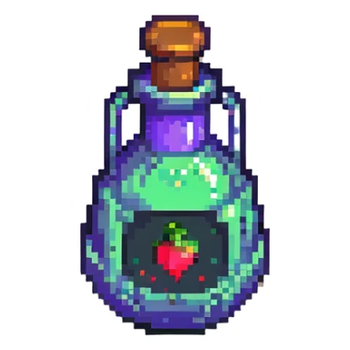 Magic potion bottle sticker