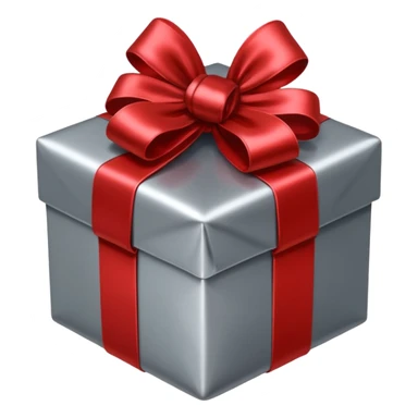 christmas present in black tones sticker