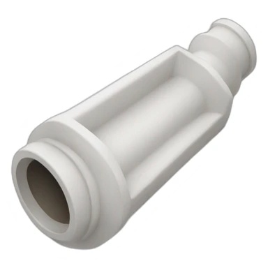 white drainage pipe sticker