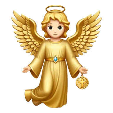 biblical angel emblem sticker