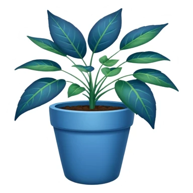 Potted Sidewalk plant blue sticker