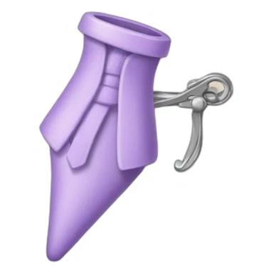 lilac clothe pin sticker
