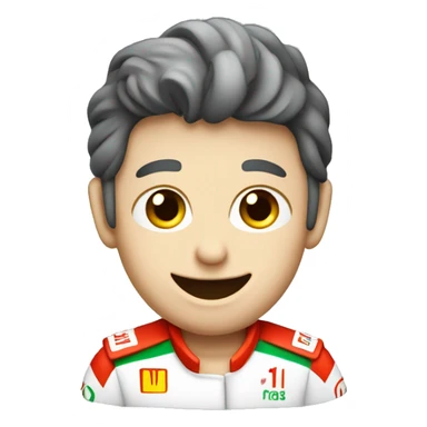 een formule 1 met een bamisch sticker