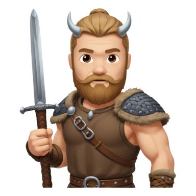 viking man sticker