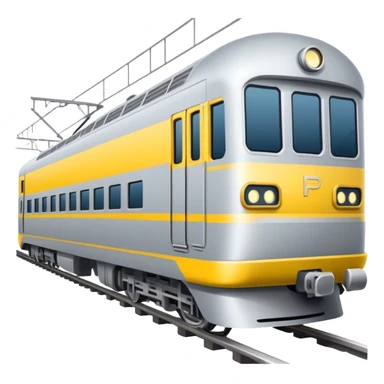 Australian passenger train (Iconic colour: Silver and yellow) sticker