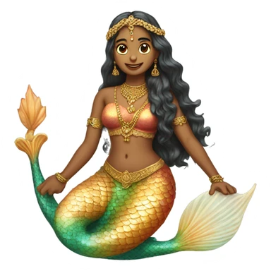 mermaid of India sticker