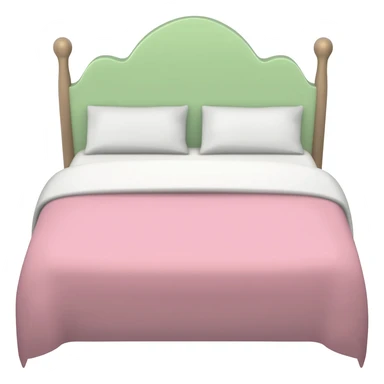 floral light green and light pink bed sticker