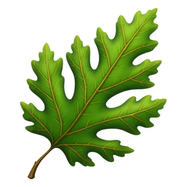 oak leaf sticker