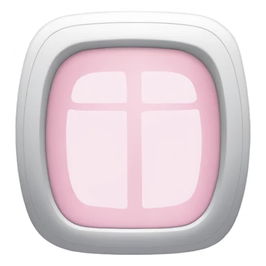 Light pink airplane window  sticker