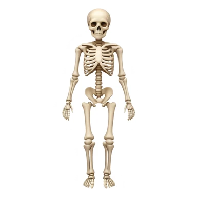 Human skeleton image full image  sticker