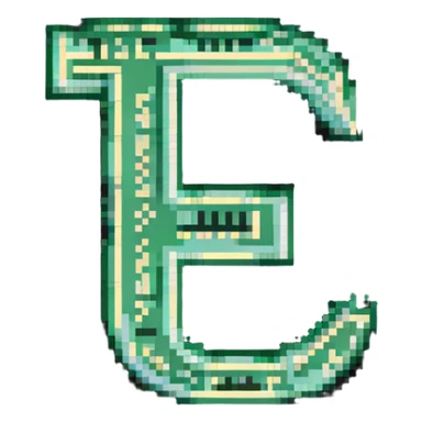 Ruble currency sign sticker