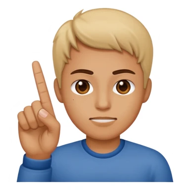 Giving the finger sticker