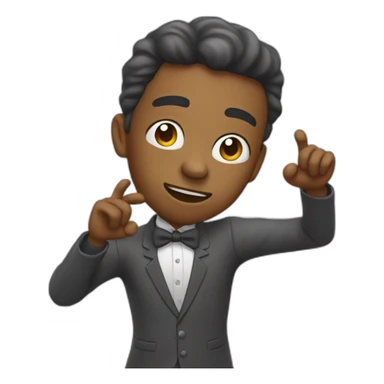 Personnage qui fait un dab sticker