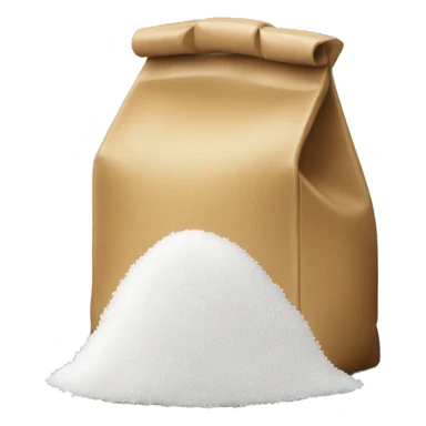 A bag of sugar sticker