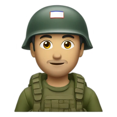 French commando sticker