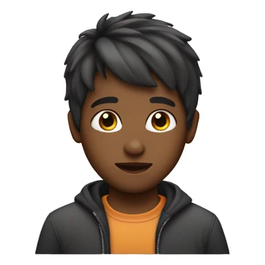 Boy with taper hair cut sticker