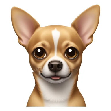 chihuahua brown and black sticker