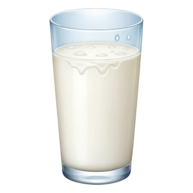 Glass of milk sticker