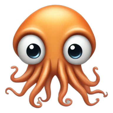 a squid shrugging sticker