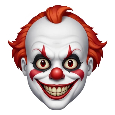 Scary clown  sticker