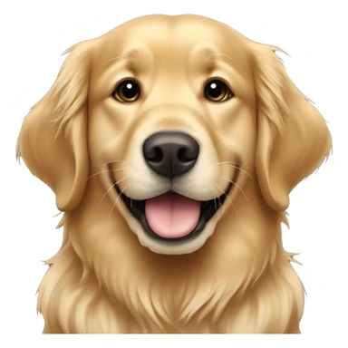 2 golden retriever dog loves eachother sticker