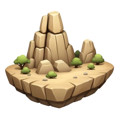 rock formation sticker