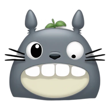 Totoro from my neighbour totoro smiling sticker
