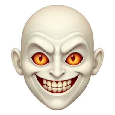 cartoon villain with exaggerated features sticker