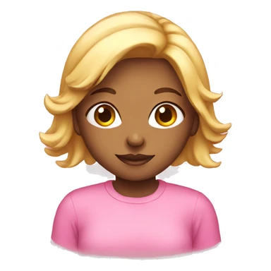 girl Pink shirt sticker